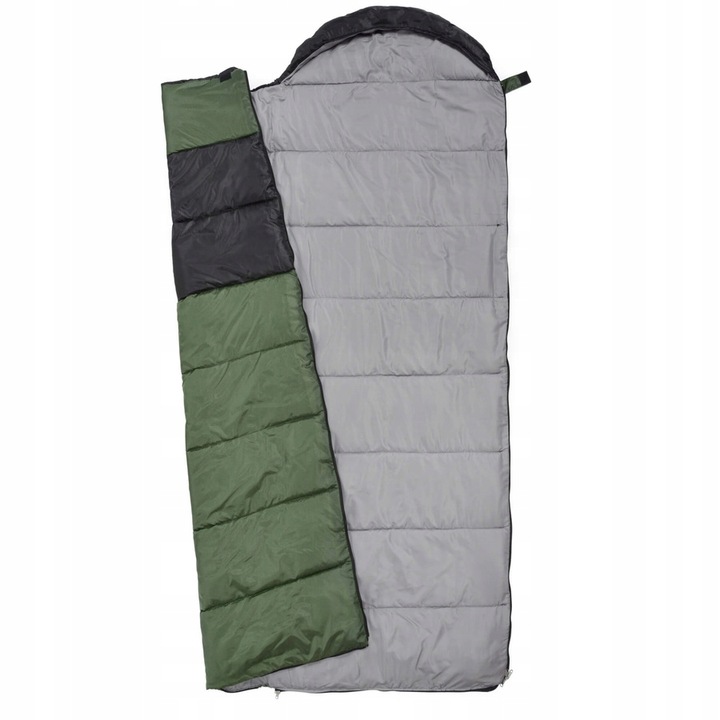 Śpiwór Turystyczny Duży Ciepły Mumia Kołdra Kempingowy Pod Namiot METEOR