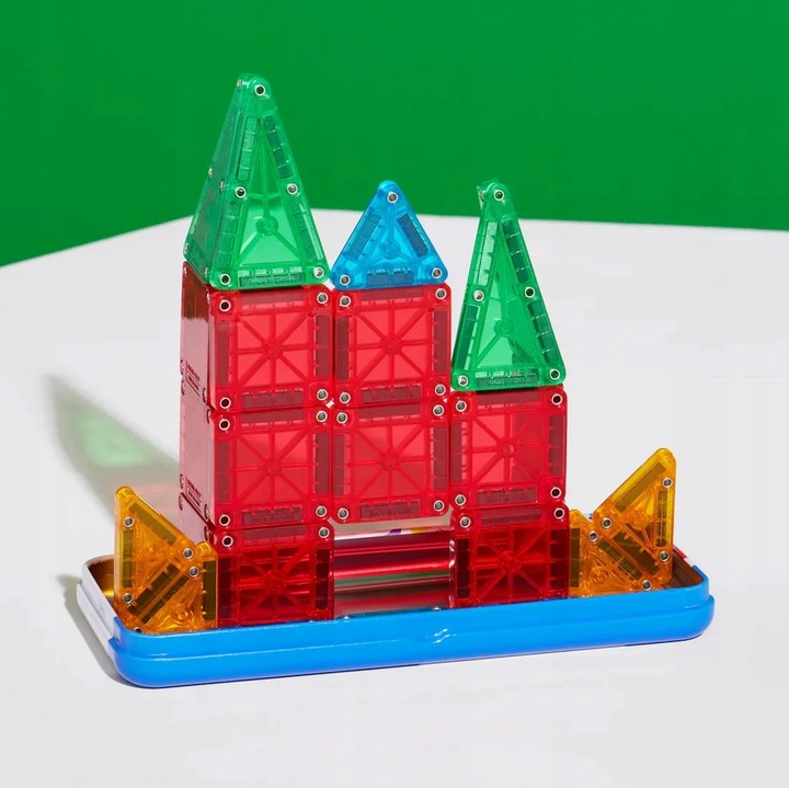 microMAGS Podróżne Klocki Magnetyczne 26 el Travel Set Magna-Tiles