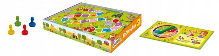 PREZENT EDUKACYJNY DLA 3, 4 LATKI Gra Carotina 1000 pytań + Torebka