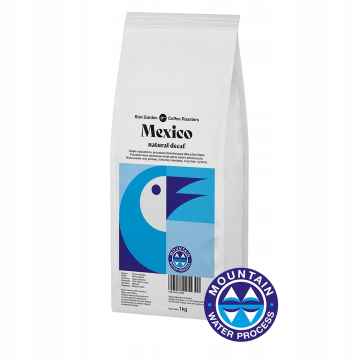 Kawa BEZKOFEINOWA MEKSYK 100% ARABICA ziarnista Świeżo Palona Do Ekspresu