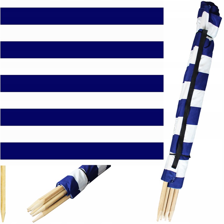 PARAWAN PLAŻOWY 16M NA PLAŻE PARAWANY MATA PIKNIK MORZE POLSKI PRODUCENT