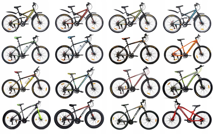 ROWER GÓRSKI MTB MANETKI 21 BIEGÓW 2 TARCZE RAMA 15" KOŁA 26" NÓŻKA