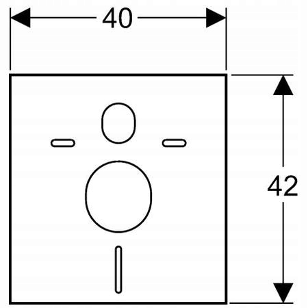 Geberit uszczelka wygłuszająca do WC 156050001
