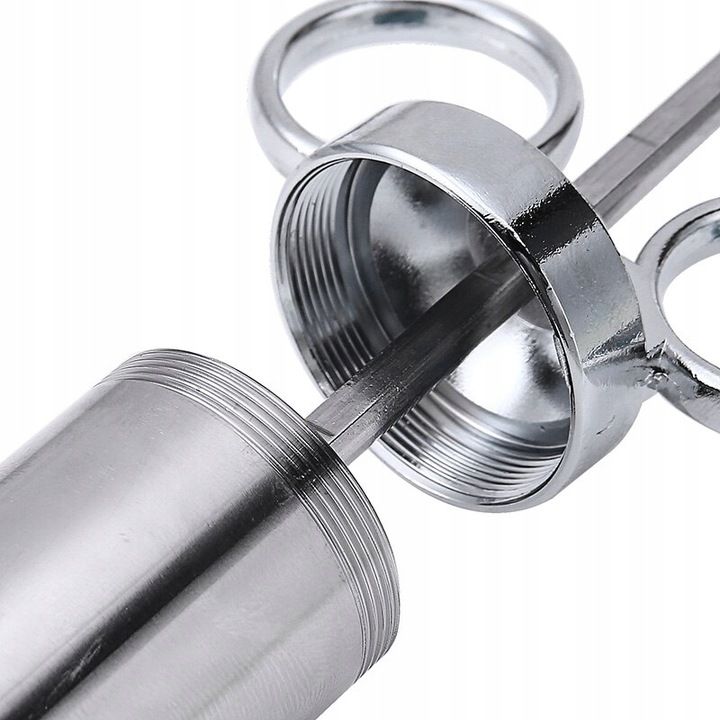 Strzykawka do PEKLOWANIA Natrysku Mięsa MARYNATĄ NASTRZYKIWARKA Stal 3 IGŁY