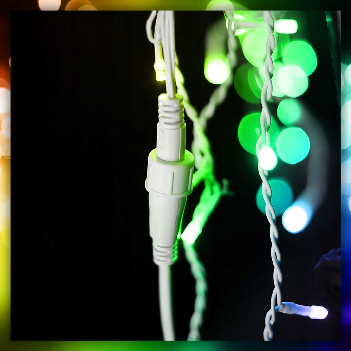 SOPLE LAMPKI CHOINKOWE ŚWIATEŁKA 300 LED 12M GRUBY KABEL FLASH ZEWNĘTRZNE