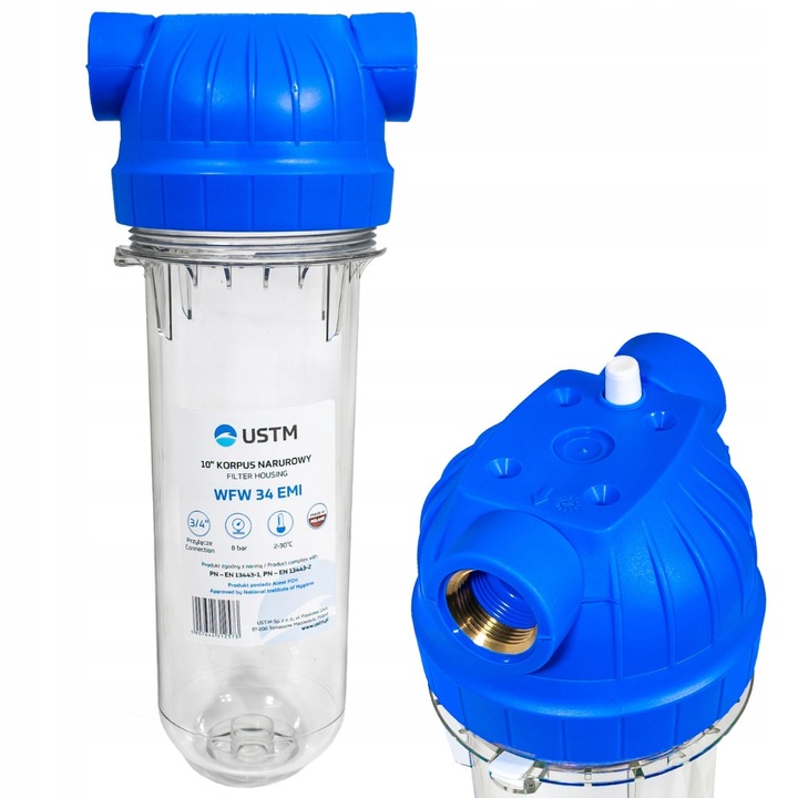 FILTR DO WODY WĘGLOWY ZMIĘKCZACZ WSTĘPNY 3/4'' KUREK