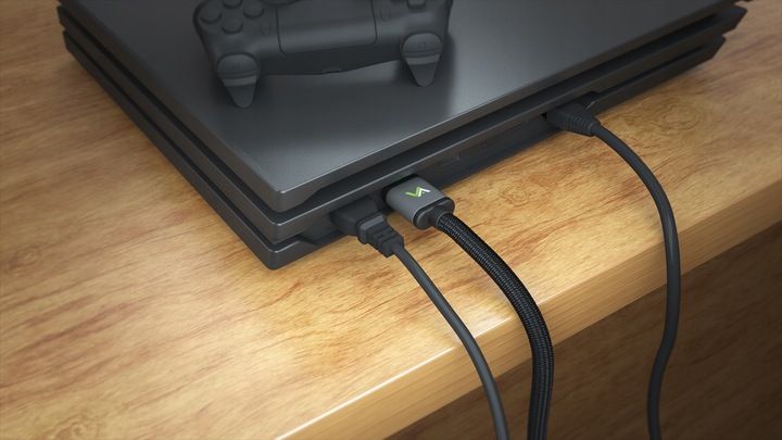 KABEL PRZEWÓD HDMI 2.0 HIGH SPEED 48bit TV PC PRO 3D 4K FHD/144Hz VAYOX 10m