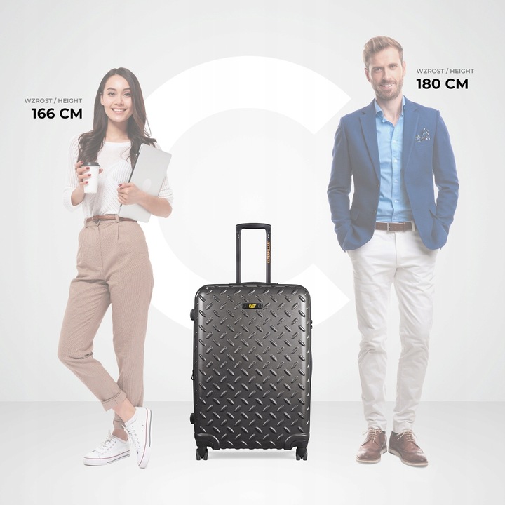 Walizka kabinowa Cat Caterpillar Industrial Plate