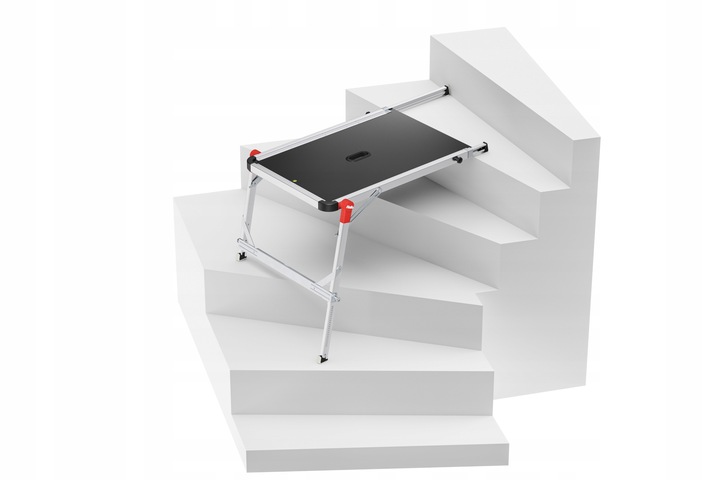 Podest na schody, platforma robocza Hailo TP2 Pro, składany