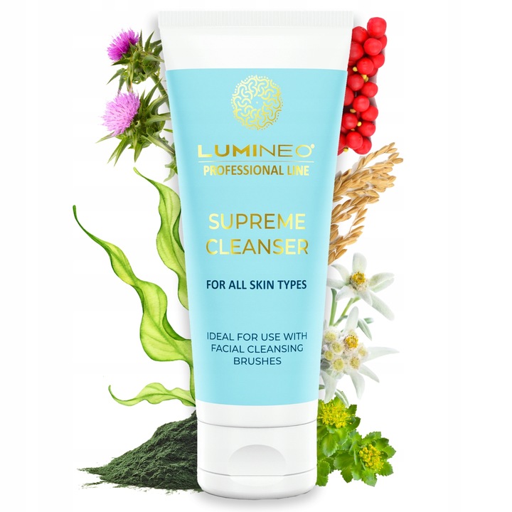 LUMINEO naturalna pianka żel oczyszczający do szczoteczki każda cera 100 ml