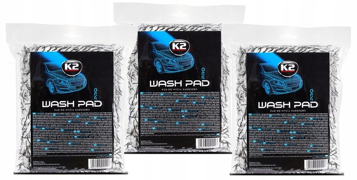 K2 WASH PAD PRO gąbka do mycia auta samochodu z mikrofibrą delikatna