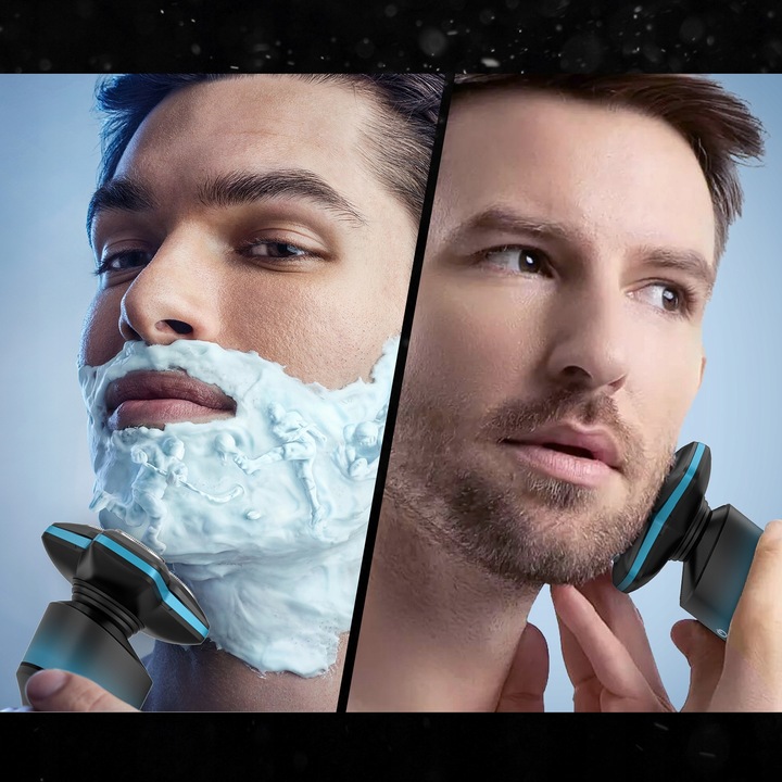 GOLARKA MĘSKA MASZYNKA DO GOLENIA TRYMER DO NOSA 5W1 Z OŚWIETLENIEM LED