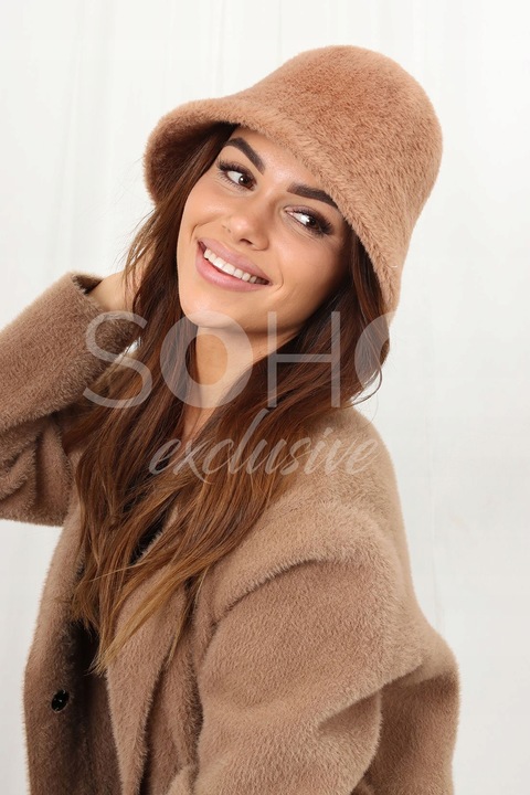 KAPELUSZ CZAPKA ALPAKA JESIENNY DAMSKI KOBIECY MODN ZIMOWY CIEPŁY KOL 2435