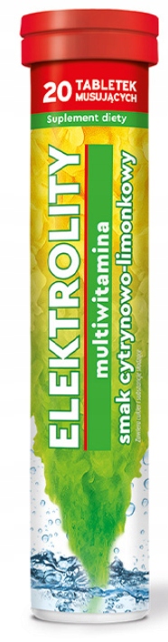 Elektrolity Multi Mix MBM 6 smaków 6 rodzajów 120 tabletek