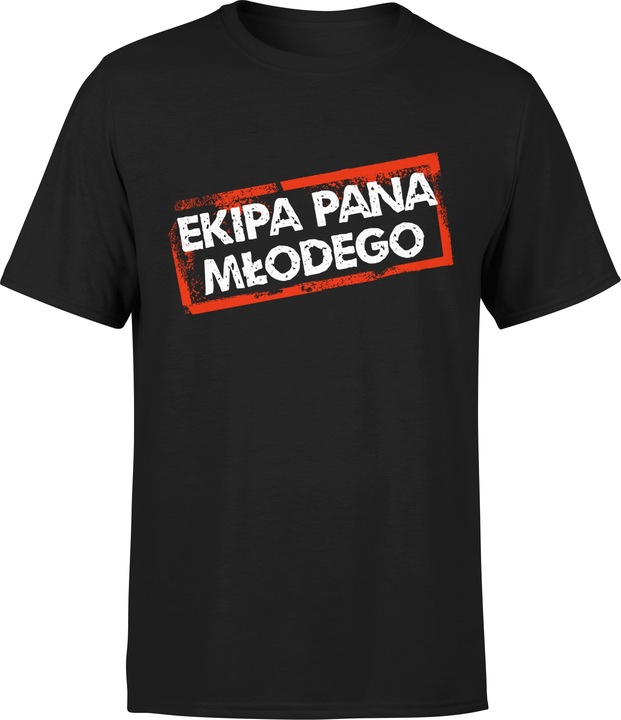 KOSZULKA WIECZÓR KAWALERSKI GADŻETY NA PREZENT EKIPA PANA MŁODEGO TSHIRT S