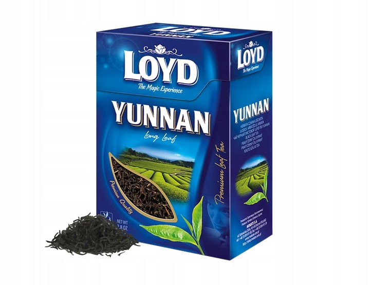 Chińska Herbata Czarna Liściasta Yunnan Long Leaf Bogaty Smak 80g LOYD