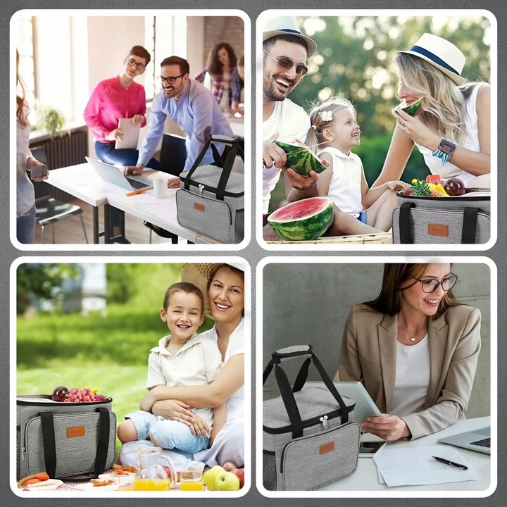 TORBA TERMICZNA NA PLAŻĘ TURYSTYCZNA PODRÓŻNA 20L BIWAKOWA TERMOIZOLACYJNA