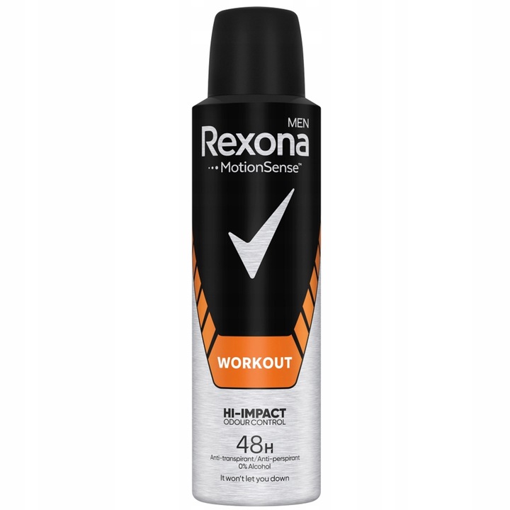 REXONA MEN Workout antyperspirant w aerozolu 150ml