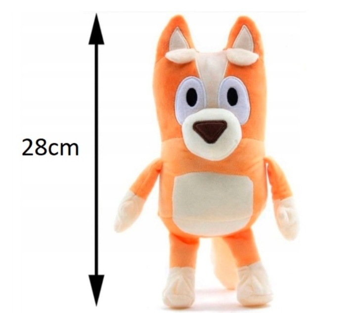 PLUSZOWA MASKOTKA NA PREZENT DLA DZIECKA 2 SZT. MASKOTKA 28CM BLUEY I BINGO