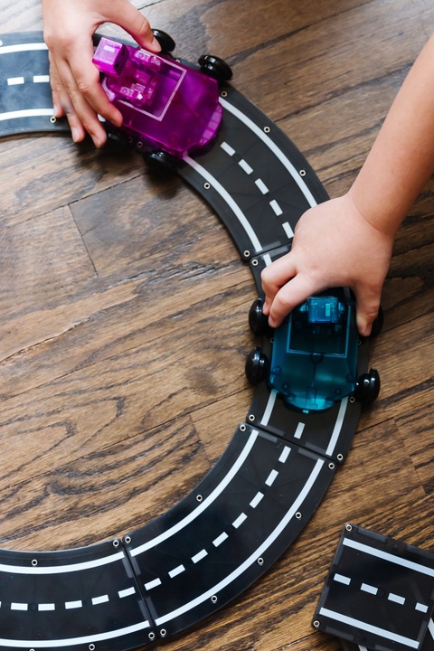 MAGNA-TILES Magnetyczna Droga Klocki Magnetyczne 12 elementów