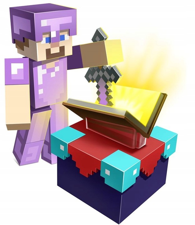 MINECRAFT MAGICZNY POKÓJ + FIGURKA STEVE GYB62