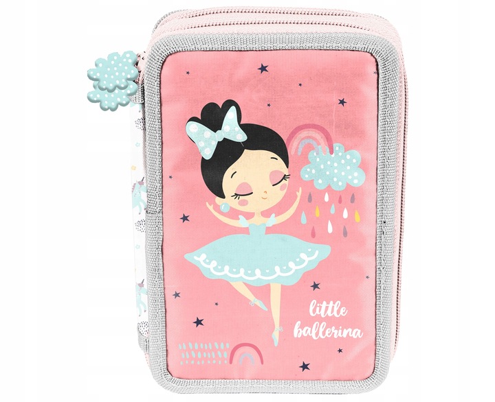 ZESTAW SZKOLNY 5-ELEMENTOWY TORNISTER DZIEWCZĘCY BALERINA BALETNICA PASO