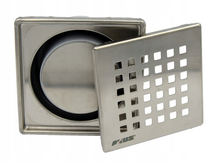 KRATKA ŚCIEKOWA 10X10cm SYFON HYDRAULICZNY I SUCHY