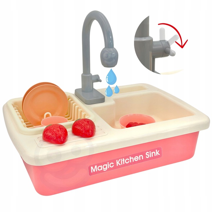 ZLEWOZMYWAK KUCHNIA KRAN FUNKCJA PUSZCZANIA WODY ZLEW MYCIA NACZYŃ WOOPIE