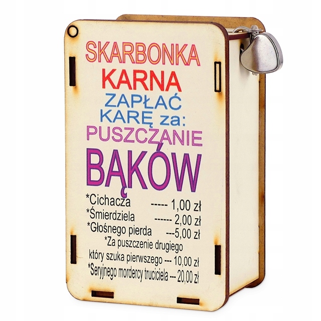 SKARBONKA prezent URODZINY ŚLUB