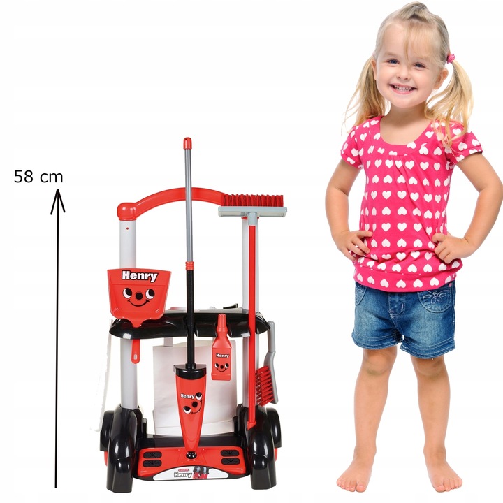WÓZEK ZESTAW DO SPRZĄTANIA HENRY MOP MIOTŁA ZMIOTKA Z SZUFELKĄ CASDON