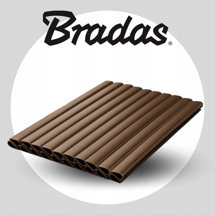 Taśma ogrodzeniowa brązowa 19 cm x 35 m OSŁONA NA OGRODZENIE PANELOWE PŁOT