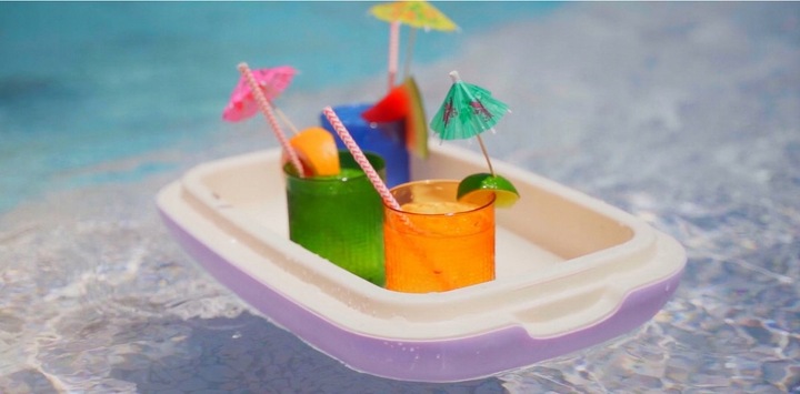 Lodówka turystyczna POLARBOX turkus + pudrowy 12L