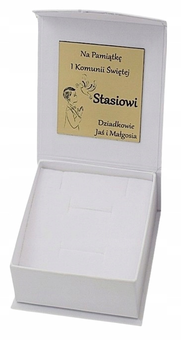 Łańcuszek Srebrny Pancerka 2,30 mm z Medalikiem pr 925 Grawer Gratis