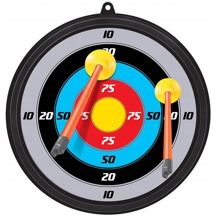 ŁUK DLA DZIECI ZESTAW Z TARCZĄ STRZAŁAMI KOŁCZANEM BEZPIECZNY ŚWIECĄCY DUŻY