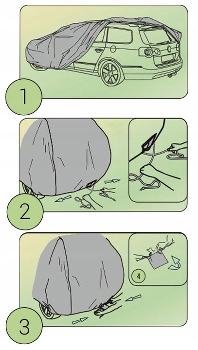 Plandeka pokrowiec Audi A3 8L 8P Honda Civic 6 7