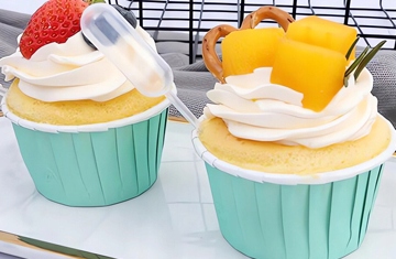 Pipety deserowe pipetki cukiernicze do deserów ciast 4ml 8cm 100 sztuk