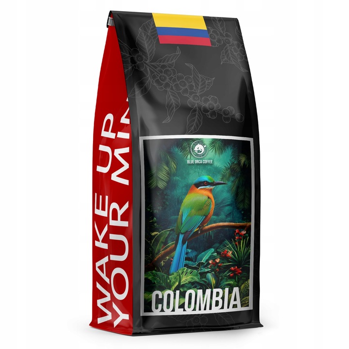 Kawa ziarnista 1kg Kolumbia Świeżo Palona 100% ARABICA - Blue Orca Coffee