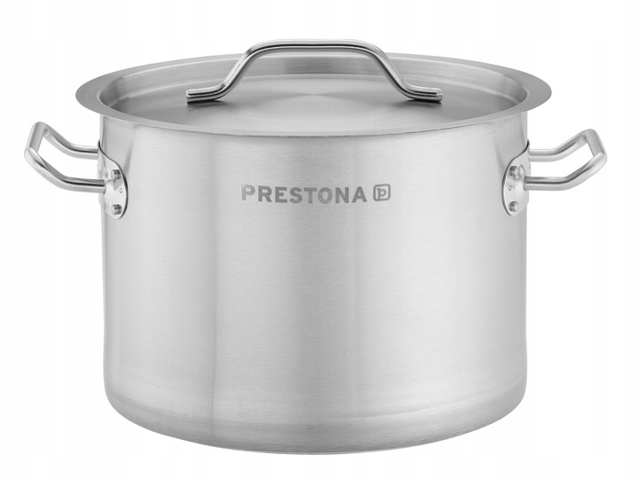 GARNEK INDUKCJA NIERDZEWNY 9 L SREDNI 250 mm TROJWARSTWOWE DNO PRESTONA