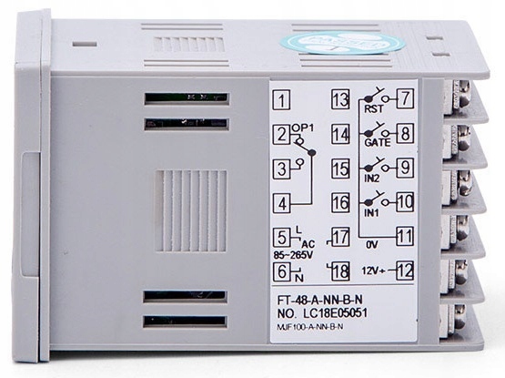 Licznik impulsów programowalny 230V 5A współpraca z czujnikami i enkoderami