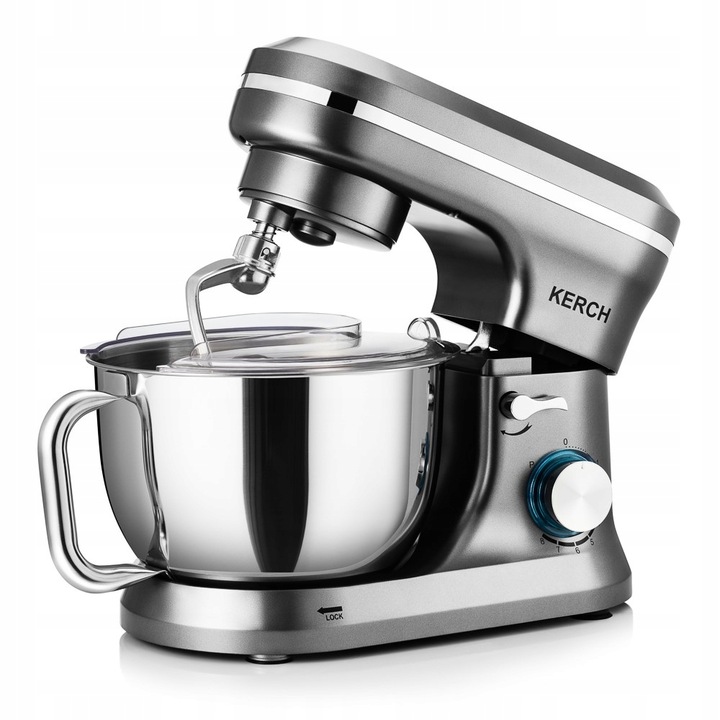 ROBOT KUCHENNY PLANETARNY MIKSER Z MISĄ KERCH FERRO GREY 4,5L
