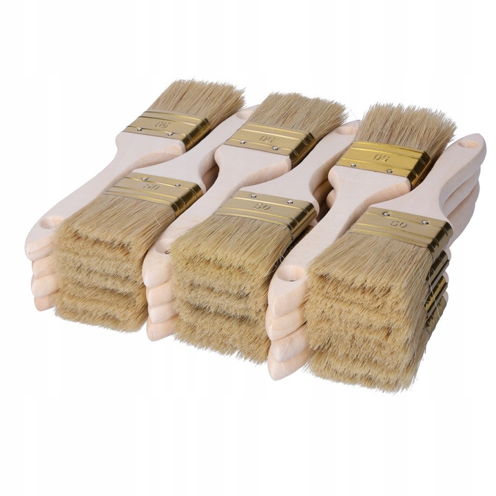 PĘDZLE PŁASKIE ANGIELSKIE 50mm x 24szt PRODUCENT