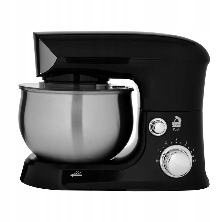 Robot kuchenny planetarny 1200W misa 3l ze stali nierdzewnej 6 prędkości