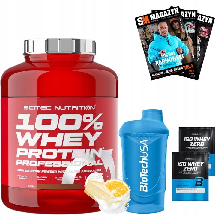 SCITEC 100% WHEY PROTEIN PROFESSIONAL 2350g BIAŁKO