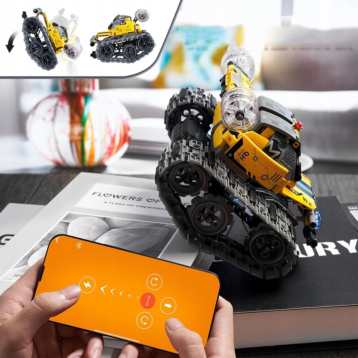 ZABAWKI DO BUDOWANIA ROBOTA, ZDALNIE STEROWANE ZA POMOCĄ APLIKACJI