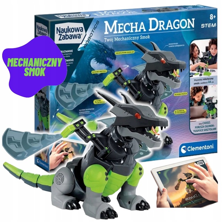 Interaktywny Smok Mechaniczny Clementoni