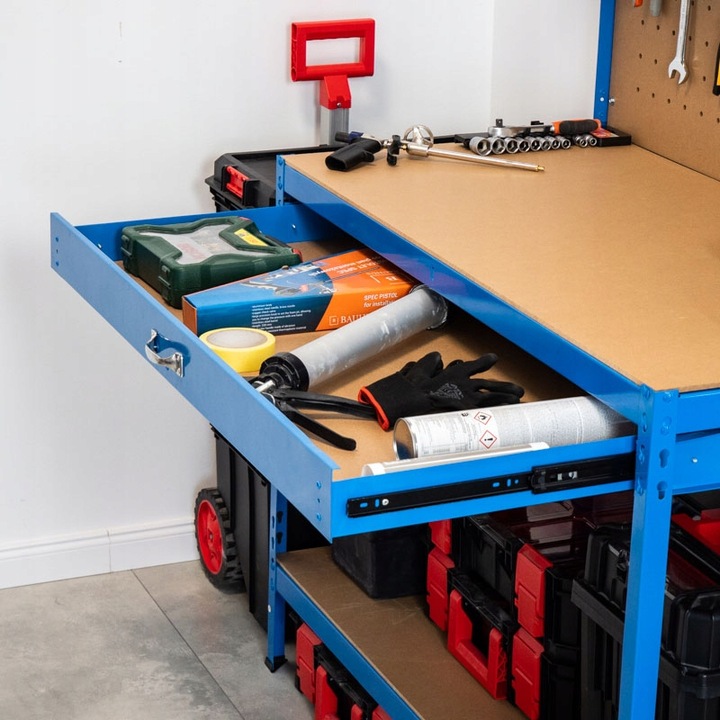 STÓŁ WARSZTATOWY ROBOCZY NARZĘDZIOWY GARAŻ BLAT HAKI