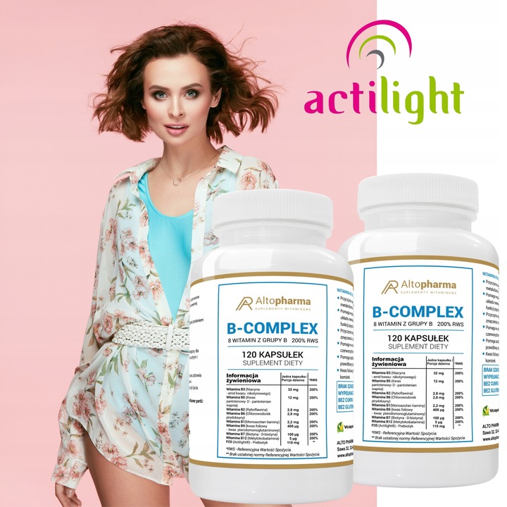 Witamina B-200ComplexB6 B9 B1 B2 B5 B7 B12 B3 240k
