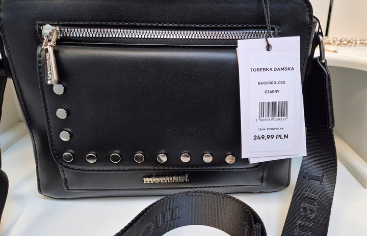 TOREBKA NA RAMIĘ LISTONOSZKA MONNARI PASEK LOGO