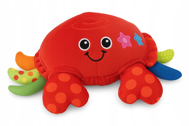 Krab do raczkowania dla dzieci czerwony wibruje wydaje dźwięki interaktywny