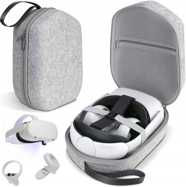 Etui do Meta Oculus Quest 2, wzmacniane, pokrowiec podróżny, case, obudowa